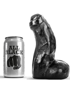 ALL BLACK - REALISTIŠKAS JUODAS DONGAS 17 CM
