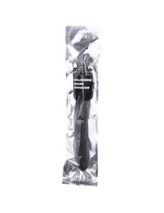 ALL BLACK - BEADED SHOWER ANAL SILICONE 27 CM 2