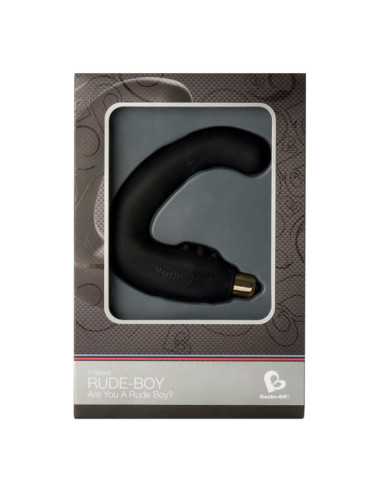 ROCKS-OFF - RUDE-BOY MALE G-SPOT MASSAGER 7 V BLACK