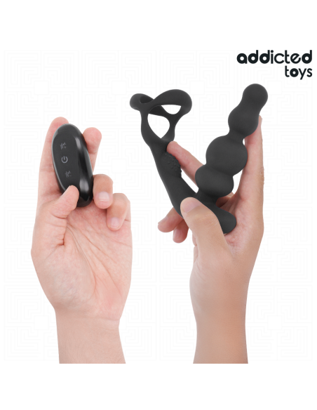 ADDICTED TOYS - ROTUOJANTIS PROSTATOS MASAŽUOKLIS SU NUOTOLINIO VALDYMO PULTU
