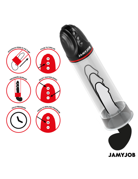 JAMYJOB - XPAND AUTOMATINIS SIURBLYS, 3 SIURBIMO LYGIAI, PILKAS