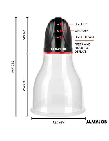 JAMYJOB - XPAND LITE AUTOMATIC TESTICLE PUMP 3 SUCTION LEVELS GREY