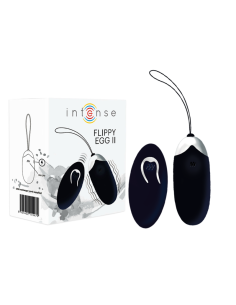 INTENSE - FLIPPY II VIBRATING EGG WITH REMOTE CONTROL BLACK 2