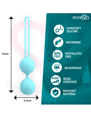 MORESSA - OSIAN TWO PREMIUM TURKIO SPALVOS SILIKONINIAI RANKŠLUOSČIAI
