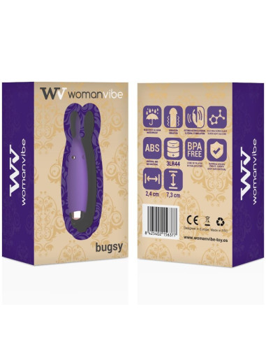 WOMANVIBE - BUGSY SILIKONINIS TRIUŠIO STIMULIATORIUS