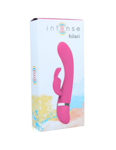 INTENSE - JUOKINGAS ROŽINIS SILICON LUXE VIBRATORIUS