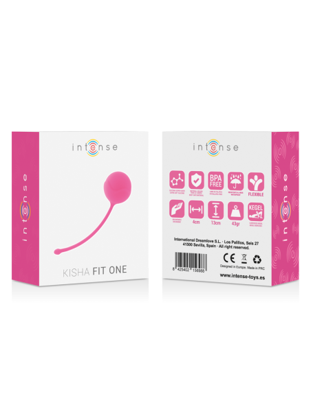 INTENSE - KISHA FIT ONE SILIKONINIS KEGELIO ĮTAMPOS FUKSIJOS SPALVOS