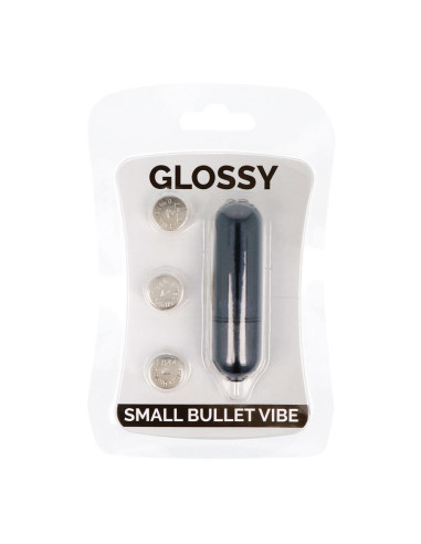 GLOSSY - MAŽOS KULIKĖS VIBRUOJAMAS JUODAS