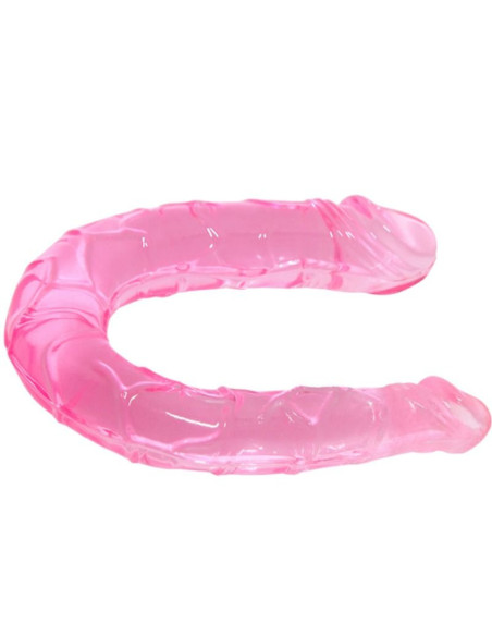 BAILE - Dvigubas dildo su rožiniu efektu