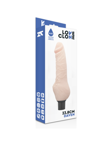 LOVECLONE - DAVEN SELF LUBRICATION REALISTIC 23.8 CM -O- 3.8 CM