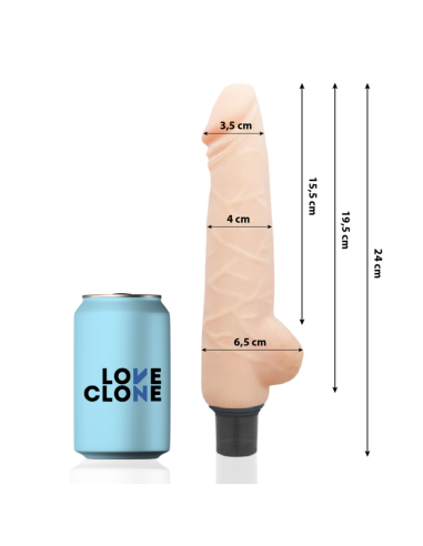 LOVECLONE - HARALD SELF LUBRICATION VIBRATOR 24 CM -O- 4 CM