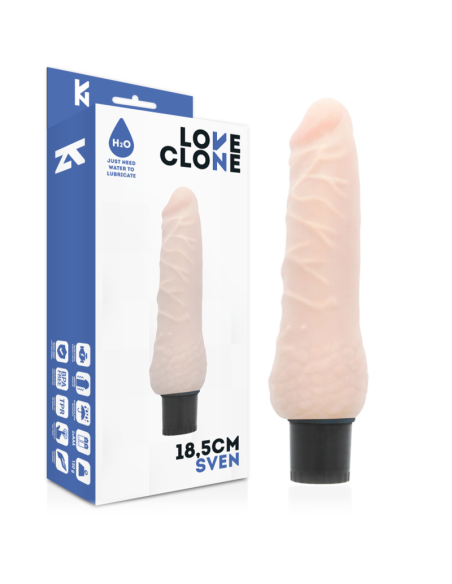 LOVECLONE - SVEN SELF LUBRICATION VIBRATOR 18.5 CM -O- 3.3 CM