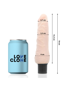 LOVECLONE - SVEN SELF LUBRICATION VIBRATOR 18.5 CM -O- 3.3 CM 2