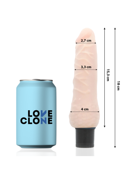 LOVECLONE - SVEN SELF LUBRICATION VIBRATOR 18.5 CM -O- 3.3 CM