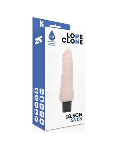 LOVECLONE - SVEN SELF LUBRICATION VIBRATOR 18.5 CM -O- 3.3 CM