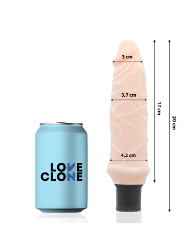 LOVECLONE - IVAR SELF LUBRICATION VIBRATOR 20 CM -O- 3.7 CM