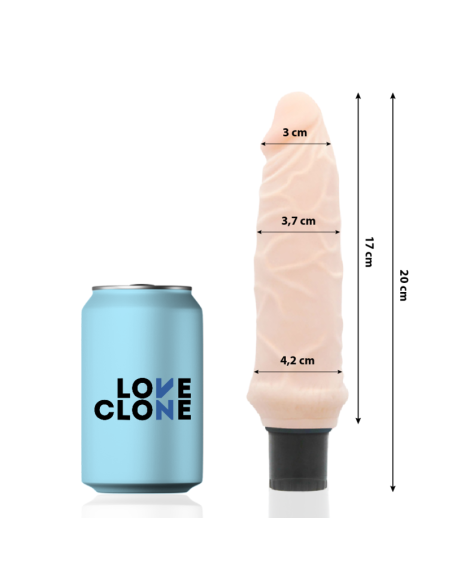 LOVECLONE - IVAR savaiminio sutepimo vibratorius 20 CM -O- 3,7 CM