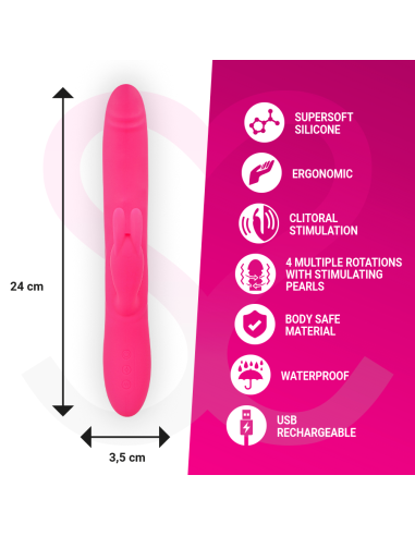 MORESSA - SOMER PREMIUM VIBRATOR WITH MULTIPLE ROTATION