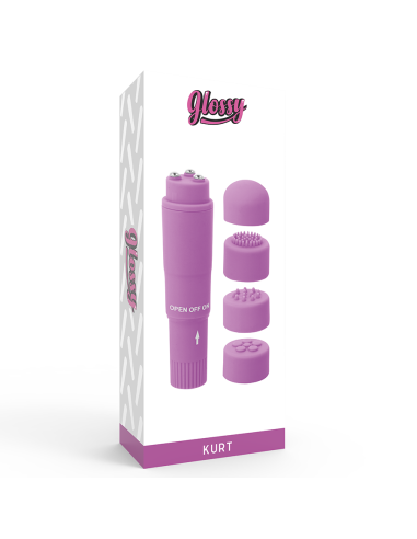 GLOSSY - KURT KIŠENINIS MASAŽUOKLIS VIOLETINIS