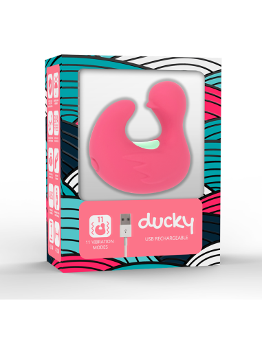HAPPY LOKY - DUCKYMANIA RECHARGEABLE SILICONE STIMULATOR FINGER