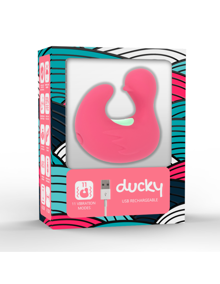 HAPPY LOKY - DUCKYMANIA RECHARGEABLE SILICONE STIMULATOR FINGER