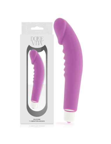 DOLCE VITA - REALISTIC PLEASURE PURPLE SILICONE
