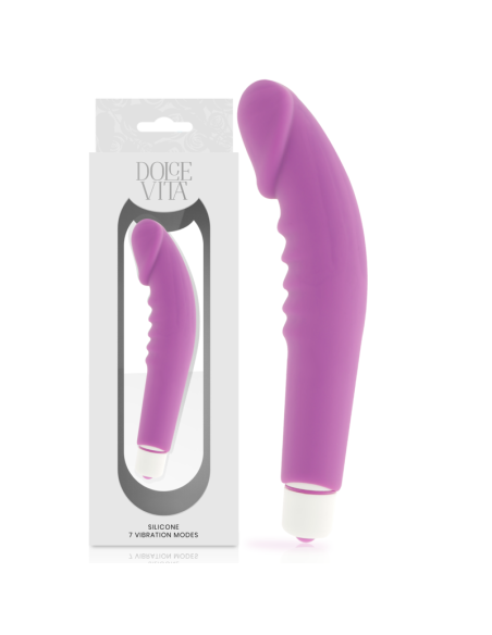 DOLCE VITA - REALISTIC PLEASURE PURPLE SILICONE
