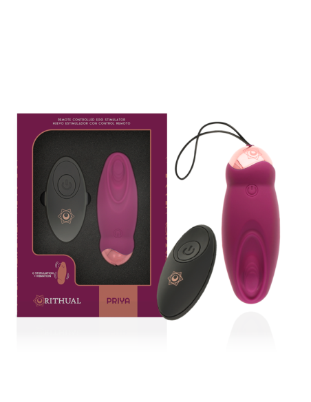 RITHUAL - PRIYA EGG NUOTOLINIO VALDYMO G-SPOT VIBRACIJOS