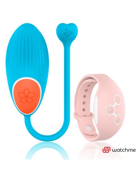 WEARWATCH - WATCHME TECHNOLOGY NUOTOLINIO VALDYMO PULTAS KIAUŠINIO FORMOS MĖLYNAS - ROŽINIS