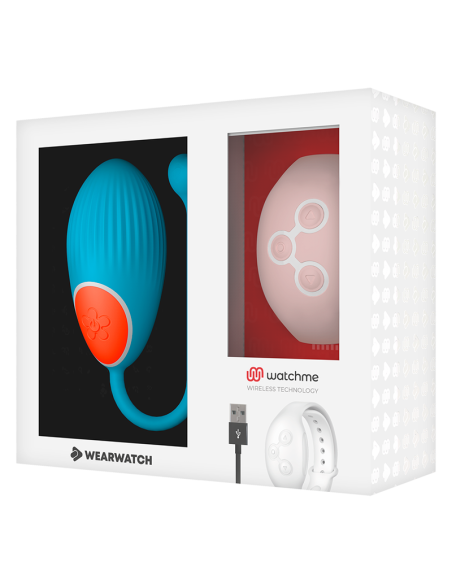 WEARWATCH - WATCHME TECHNOLOGY NUOTOLINIO VALDYMO PULTAS KIAUŠINIO FORMOS MĖLYNAS - ROŽINIS
