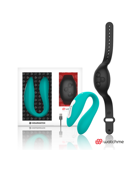 WEARWATCH - DUAL TECHNOLOGY VIBRATOR WATCHME AQUAMARINE - JET