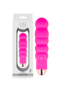 DOLCE VITA - RECHARGEABLE VIBRATOR SIX PINK 7 SPEEDS 2