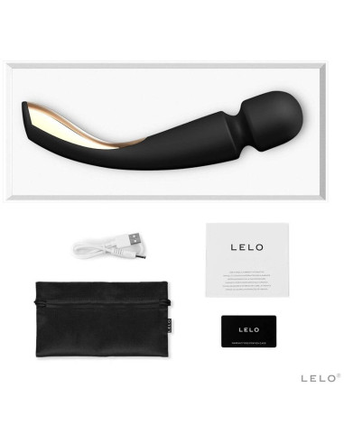 LELO - IŠMANUSIS VIDUTINIS MASAŽUOJAMASIS ĮRENGINYS 2 JUODOS LAZDELĖS