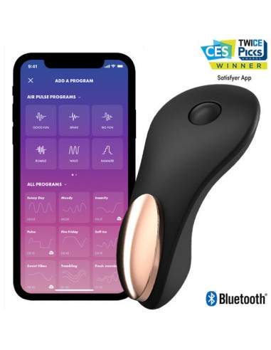SATISFYER - MAŽAS SLAPTAS KELNINIŲ VIBRATORIUS