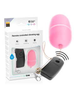 ONLINE - REMOTE CONTROLLED VIBRATING EGG PINK 2