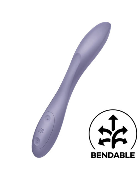 SATISFYER - G-SPOT FLEX 2 MULTI VIBRAATORIUS VIOLETINIS
