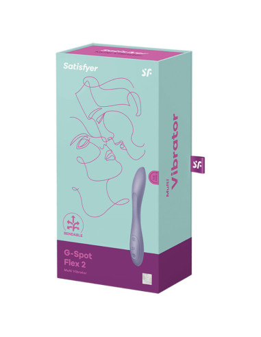 SATISFYER - G-SPOT FLEX 2 MULTI VIBRATOR PURPLE