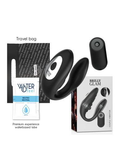 BRILLY GLAM - COUPLE PULSING and VIBRATING REMOTE CONTROL