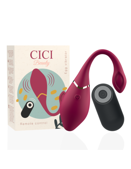 CICI BEAUTY - PREMIUM KLASĖS SILIKONINIS KIAUŠINIO VIBRATORIUS SU NUOTOLINIO VALDYMO VALDYMU
