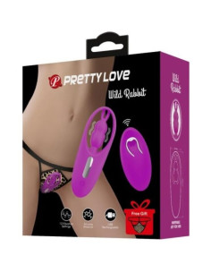 PRETTY LOVE - LAUKINIO TRIUŠIO STIMULIATORIUS KELNAITĖMS SU NUOTOLINIO VALDYMO PULTU ALYVINĖ 2