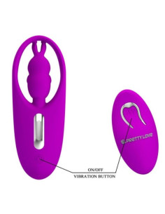 PRETTY LOVE - WILD RABBIT STIMULATOR FOR PANTIES WITH REMOTE CONTROL LILAC