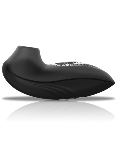 BLACKandSILVER - DRAKE DELUXE ĮKRAUNAMAS SIURBLIO VIBRACIJOS ŽIEDAS, JUODAS, SILIKONIS