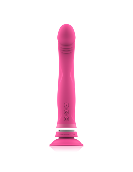 INTENSE - MICHELANGELO ROŽINIS SILIKONINIS VIBRATORIUS DILDO