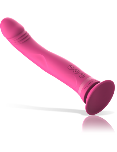 INTENSE - MICHELANGELO ROŽINIS SILIKONINIS VIBRATORIUS DILDO