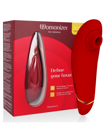WOMANIZER - PREMIUM 2 CLITORAL STIMULATOR BORDEAUX