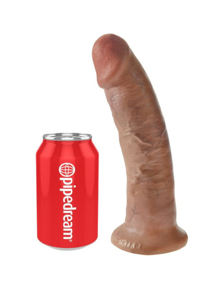 KING COCK - REALISTIŠKAS 21,7 CM KARAMELĖS SKONIO PENIS