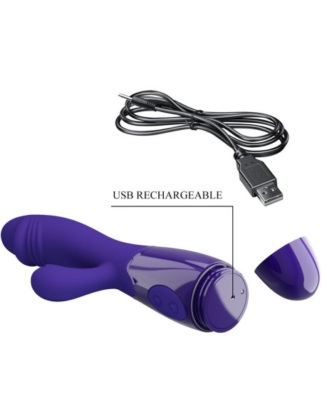 PRETTY LOVE - SNAPPY YOUTH VIBRATOR and G-SPOT STIMULATOR VIOLET