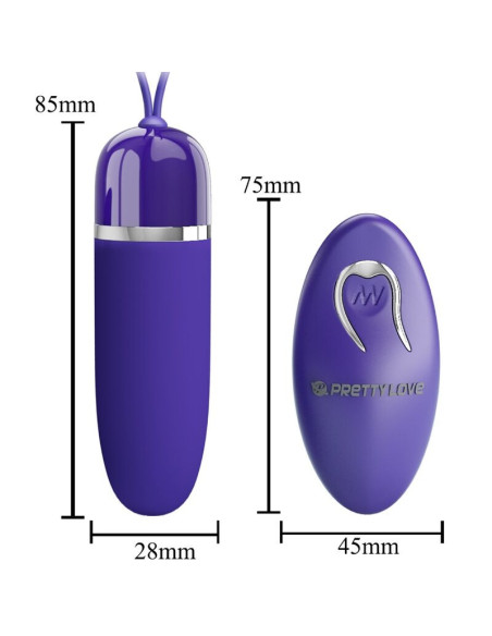 PRETTY LOVE – „Darlene Youth“ violetinė mini vibruojanti kulka