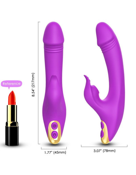 ARMONY - MEILĖS KLITORIO IR G-SPOT SIURBIMO VIOLETĖ