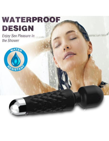 ARMONY - POSTMAN MASSAGER and VIBRATOR SUPER FLEXIBLE HEAD BLACK